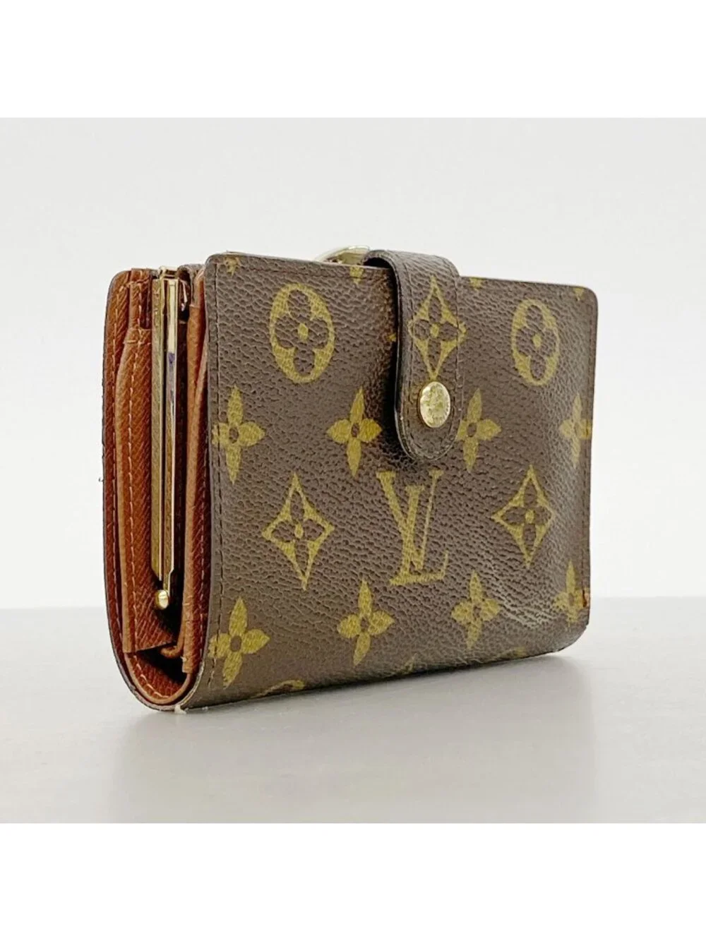 Louis Vuitton Wallet Monogram Porte-Monnaie Viennois Brown